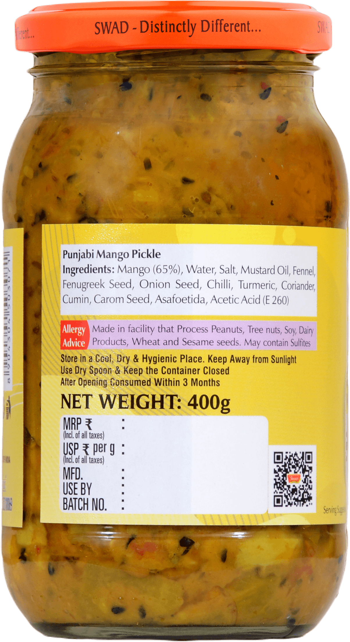 SWAD Punjabi Mango Pickle 400g