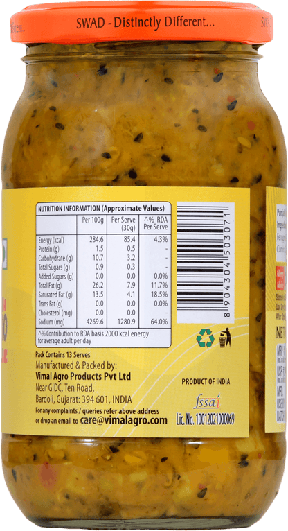 SWAD Punjabi Mango Pickle 400g