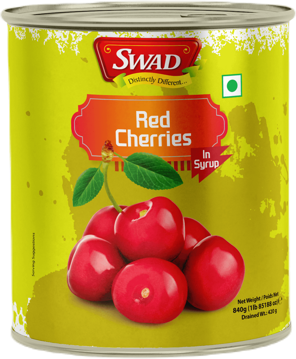 SWAD Red Cherries in Syrup- 840g