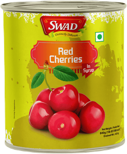 SWAD Red Cherries in Syrup- 840g