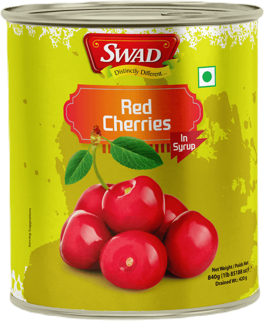 SWAD Red Cherries in Syrup- 840g