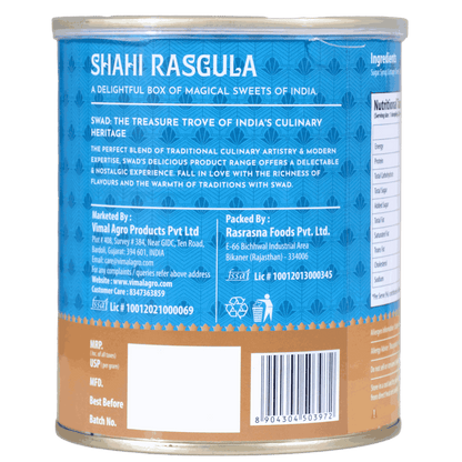 SWAD Shahi Rasgulla