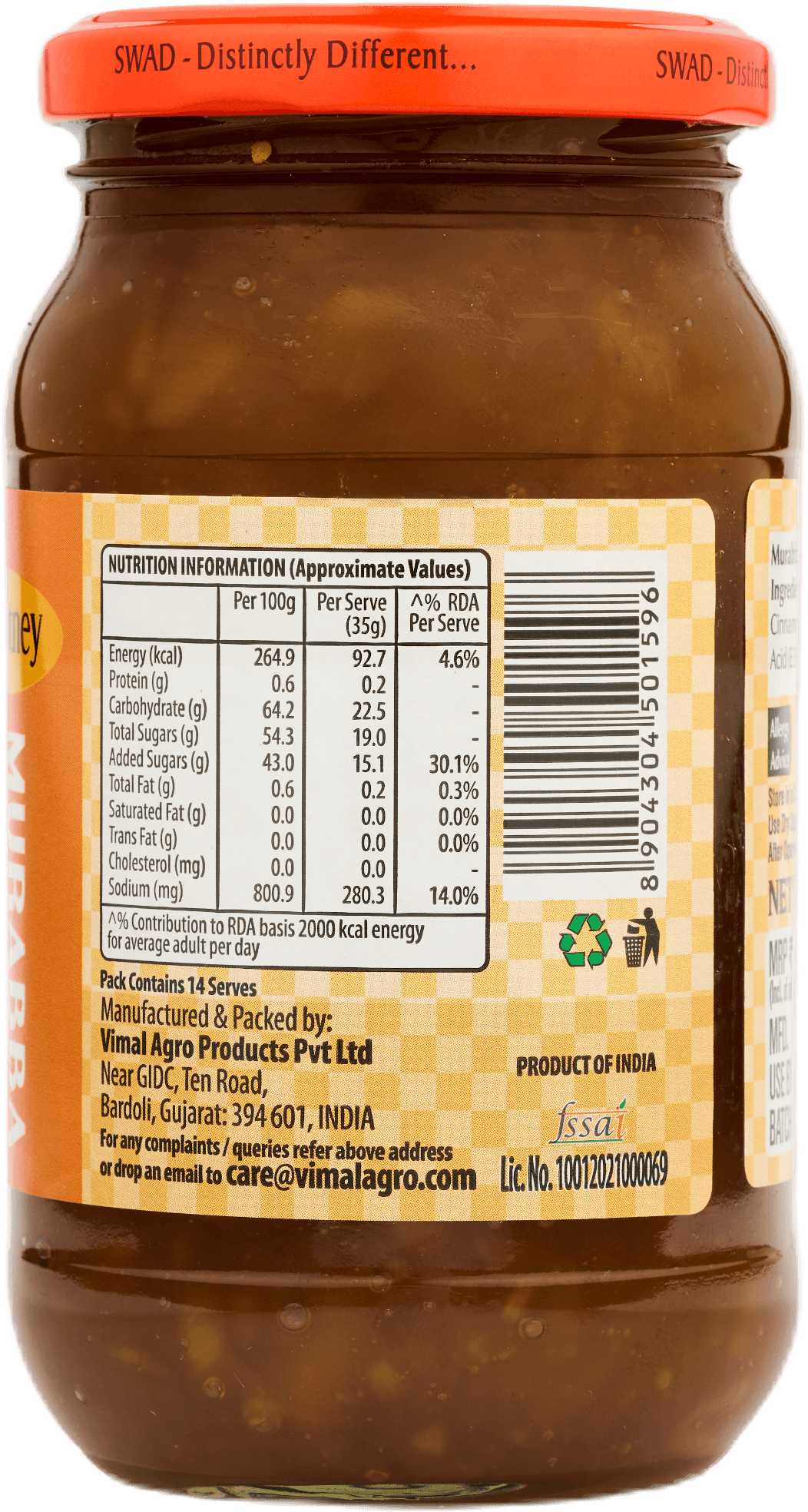 SWAD Mango Murabba-500g
