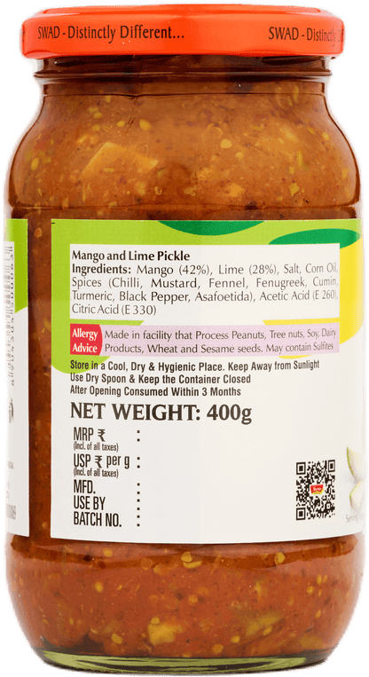SWAD Mango & Lime Pickle 400g