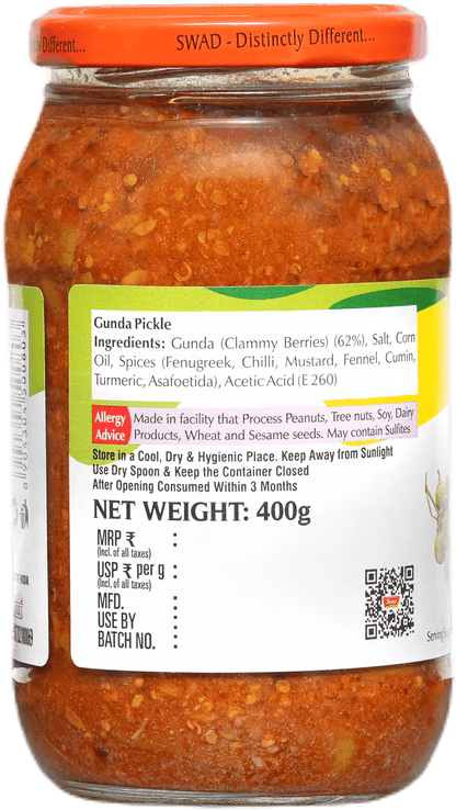 SWAD Gunda Pickle-400g
