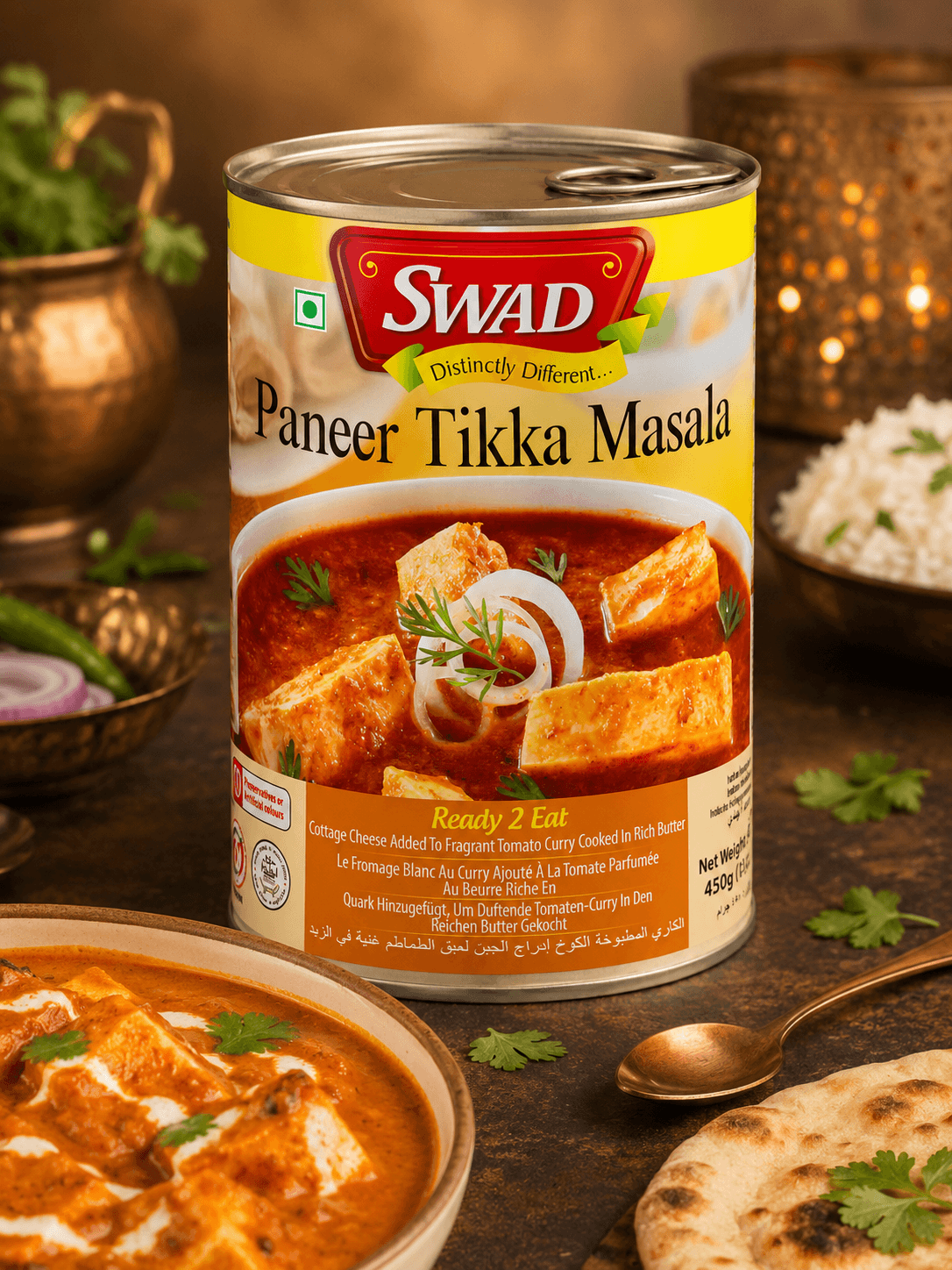 SWAD Ready to Eat Paneer Tikka Masala 450g