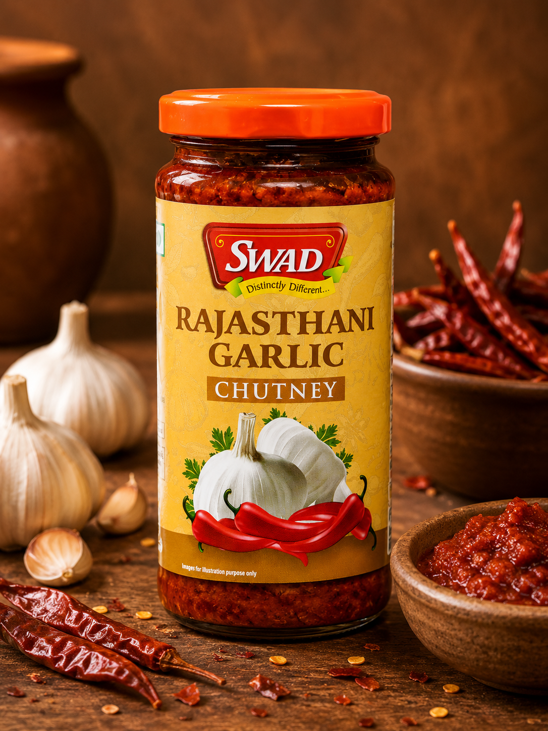 SWAD Rajasthani Garlic Chutney 250g